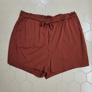 Paper Bag Waist shorts size 4X